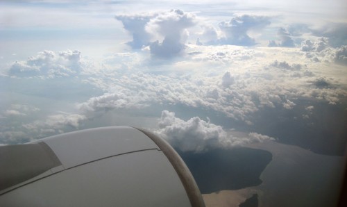 Povedený výhled z letadla je pro mě jeden z nejhezčích zážitků.