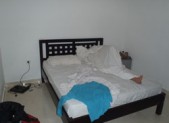 Byt na Bali, Kuta, Petr spí v posteli :)