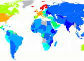 Cenová mapa světa - kde je levno a kde draho?